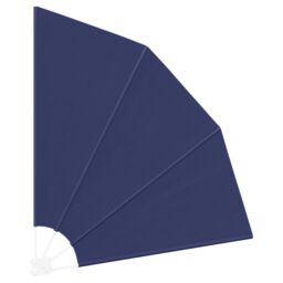 Berkfield Home Balcony Privacy Screen Folding Manual Navy blue 140 x 140 cm Fabric - thumbnail 5