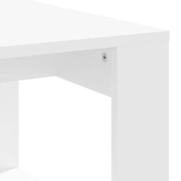 Berkfield Home Modern Coffee Table White 102x50x35 cm Engineered Wood - Size: 102 x 50 x 35 cm - thumbnail 7