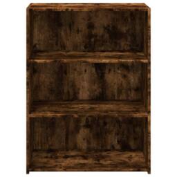 Berkfield Home Sideboard Smoked Oak 70x41x93 cm Engineered Wood in Brown - Size: 70 x 41 x 93 cm - thumbnail 4