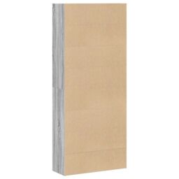 Berkfield Home Book Cabinet Grey Sonoma 80x30x189 cm Engineered Wood - Size: 80 x 30 x 189 cm - thumbnail 6
