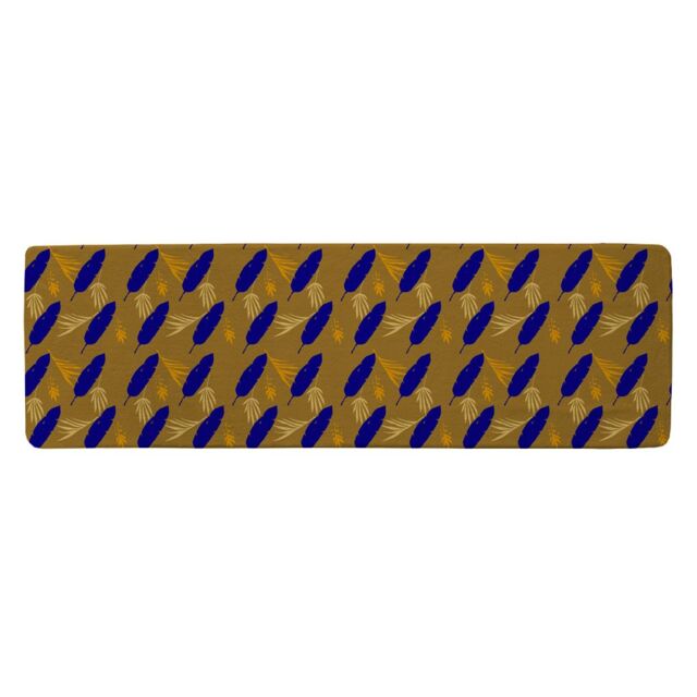 Benjamin Tate Design Trendy Tropical Elegant Male Shirt Female Dress Texture Runner Rug in Natural - Size: 67 cm x 230 cm - image 1