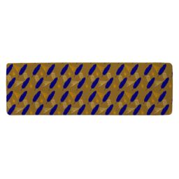 Benjamin Tate Design Trendy Tropical Elegant Male Shirt Female Dress Texture Runner Rug in Natural - Size: 67 cm x 230 cm - thumbnail 1