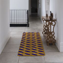 Benjamin Tate Design Trendy Tropical Elegant Male Shirt Female Dress Texture Runner Rug in Natural - Size: 67 cm x 230 cm - thumbnail 3
