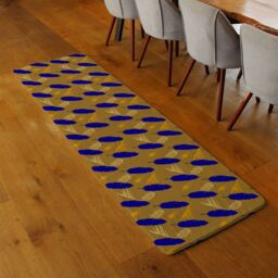 Benjamin Tate Design Trendy Tropical Elegant Male Shirt Female Dress Texture Runner Rug in Natural - Size: 67 cm x 230 cm - thumbnail 2
