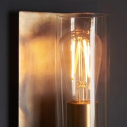 Netlighting 'PALERMO' Stylish Dimmable Indoor Modern Decorative Glass Wall Lamp in Silver - thumbnail 5