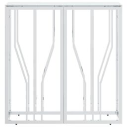 Berkfield Home Console Table Silver 70x30x70 cm Stainless Steel & Glass - Size: 70 x 30 x 70 cm - thumbnail 3
