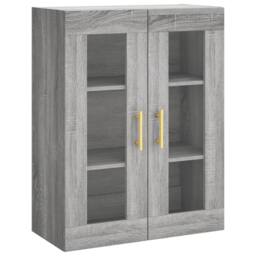 Berkfield Home Highboard Grey Sonoma 69.5x34x180 cm Engineered Wood - thumbnail 5