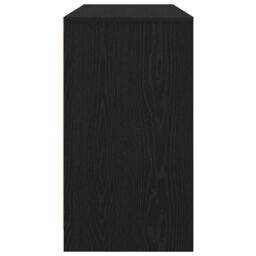 Berkfield Home Desk Black Oak 120x42x76 cm Engineered Wood - Size: 120 x 42 x 76 cm - thumbnail 7