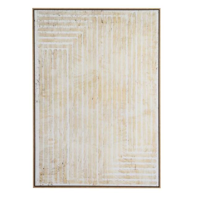 Lemon Pavilion Furniture and Decor Tellura Hand Painted Canvas in Frame - L3 x W100 x H140 cm - Multi