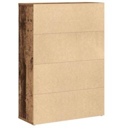 Berkfield Home Bookcase Old Wood 60x24x85 cm Engineered Wood in Brown - Size: 60 x 24 x 85 cm - thumbnail 7