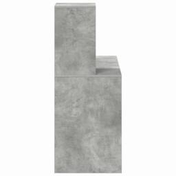 Berkfield Home Modern Concrete Grey Writing Desk Concrete grey - thumbnail 6
