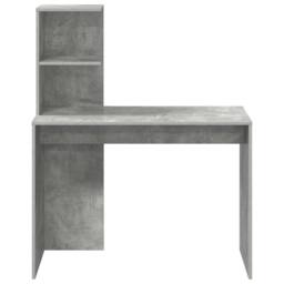 Berkfield Home Modern Concrete Grey Writing Desk Concrete grey - thumbnail 5