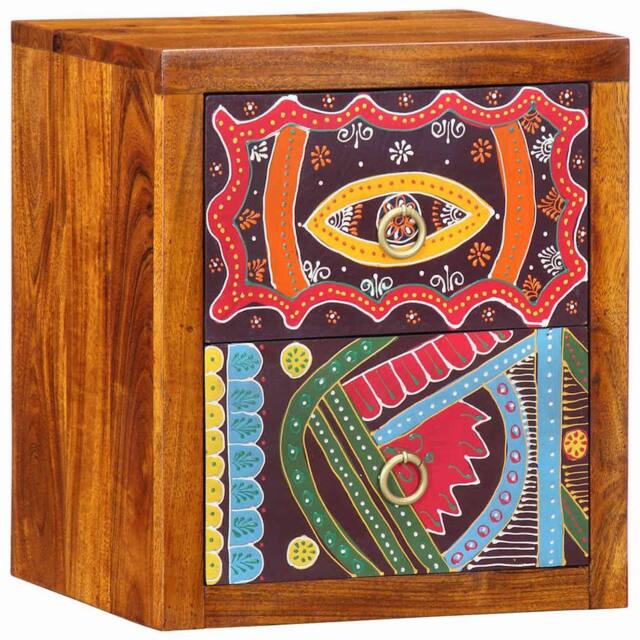 Berkfield Home Bedside Cabinets 2 pcs 35x30x40 cm Solid Wood Acacia - Size: 35 x 30 x 40 cm - image 1