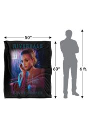 Warner Brothers Riverdale Silky Touch Super Soft Throw Blanket 152x127cm in White - Size: 152x127 cm - thumbnail 3