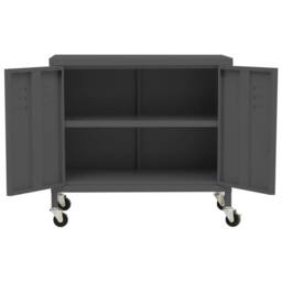 Berkfield Home Storage Cabinet Anthracite 60x35x56 cm Steel in Charcoal - Size: 60 x 35 x 56 cm - thumbnail 6