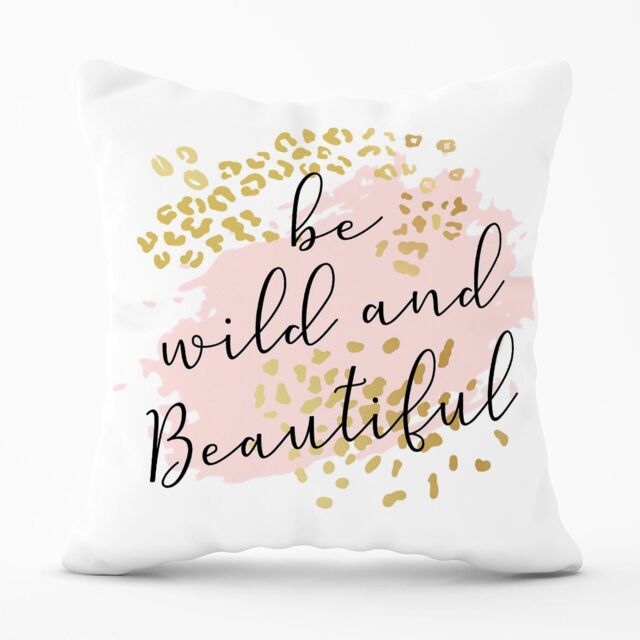 Warren Reed - Designer Be Wild & Beautiful Outdoor Cushion in Pink - Size: 60 cm x 60 cm - image 1