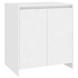 Berkfield Home Sideboard White 70x41x75 cm Engineered Wood - Size: 70 x 41 x 75 cm - thumbnail 2
