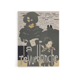 "Artery8 Poster for the Revue Blanche Journal Bonnard Canvas Wall Art in Grey - Size: W18"" x H24""" - thumbnail 1