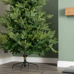 Samuel Alexander 6ft (1.8m) Green Artificial Real Look Grandis Fir Christmas Tree with 1564 Tips & Metal Stand - thumbnail 7