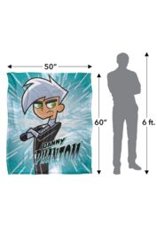 Nickelodeon Danny Phantom With Logo Silky Touch Super Soft Throw Blanket 152 X 127 cm in White - thumbnail 5
