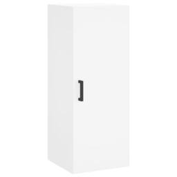 Berkfield Home Wall Mounted Cabinet White 34.5x34x90 cm - thumbnail 3
