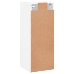 Berkfield Home Wall Mounted Cabinet White 34.5x34x90 cm - thumbnail 9