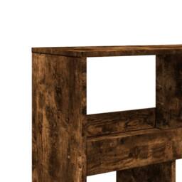 Berkfield Home Room Divider Smoked Oak100x33x187.5 cm Engineered Wood in Brown - Size: 100x33x187.5 cm - thumbnail 7