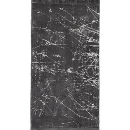 Wyld and Coco Modern Glam Area Rug Dark Grey Viscose with Cotton Backing 80 x 150 cm - Size: 80 cm x 150 cm - thumbnail 2