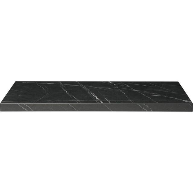 Acantha Fires & Fireplaces Acantha Hearth in Black Marble Effect - Size: Medium - image 1