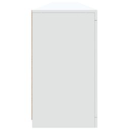 Berkfield Home Sideboard with LED Lights White 283x37x67 cm - Size: 283 x 37 x 67 cm - thumbnail 8