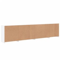 Berkfield Home Sideboard with LED Lights White 283x37x67 cm - Size: 283 x 37 x 67 cm - thumbnail 9