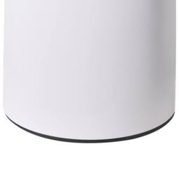 Wyld and Coco Glamour Side Table - White and Gold Round Metal Tray Top - thumbnail 5