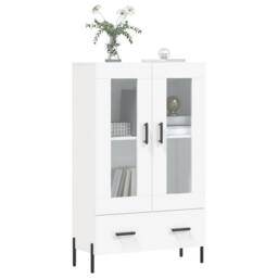 Berkfield Home Highboard White 69.5x31x115 cm Engineered Wood - thumbnail 1