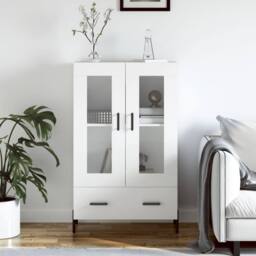 Berkfield Home Highboard White 69.5x31x115 cm Engineered Wood - thumbnail 2