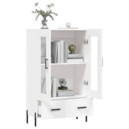 Berkfield Home Highboard White 69.5x31x115 cm Engineered Wood - thumbnail 4
