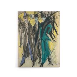"Artery8 Ernst Ludwig Kirchner Berlin Street Canvas Wall Art Print - Size: W18"" x H24""" - thumbnail 1