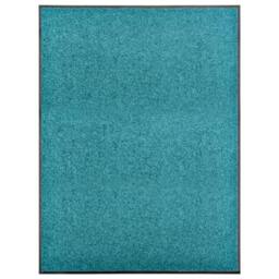 Berkfield Home Doormat Washable Cyan 90x120 cm in Aqua - thumbnail 2