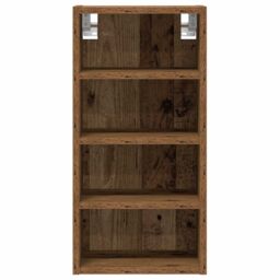 Berkfield Home Hanging Cabinet Old Wood 30x29.5x60 cm Engineered Wood in Brown - thumbnail 4