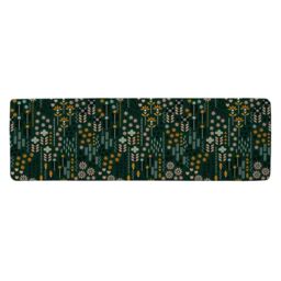 Benjamin Tate Design Selection Of Flowers Print Runner Rug in Natural - Size: 67 cm x 230 cm - thumbnail 1