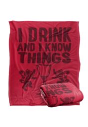Warner Brothers Game Of Thrones Officially Licensed Silky Touch Super Soft Throw Blanket 152 x 127 cm in White - thumbnail 2