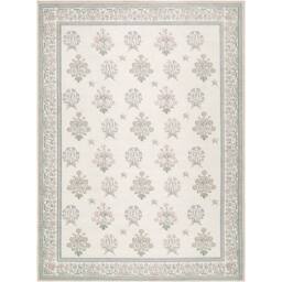 Livabliss Thistle-Washable Beige Green Pink Blue Modern Floral Living Dining Rug in Ivory - Size: 200 cm x 275 cm - thumbnail 2