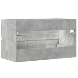 Berkfield Home Sink Cabinet Concrete Grey 90x38.5x45 cm Engineered Wood - thumbnail 6