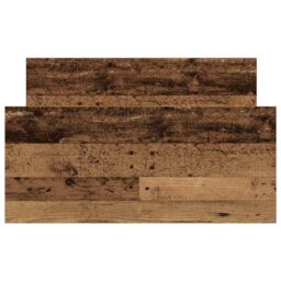 Berkfield Home Bed Frame without Mattress Old Wood 90x190 cm Single Engineered Wood in Brown - thumbnail 5