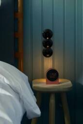 Kreafunk Ivy Alarm Clock with Bluetooth Speaker - Terracotta - thumbnail 3