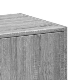 Berkfield Home Apothecary Cabinet¬†Grey Sonoma 30x41x174.5 cm Engineered Wood in Grey - thumbnail 8