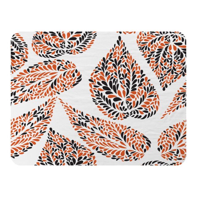 Benjamin Tate Design Leaf Droplets Blanket in Natural - Size: 120 cm x 150 cm - image 1