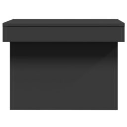 Berkfield Home Coffee Table Black 80x55x40 cm Engineered Wood - Size: 80 x 55 x 40 cm - thumbnail 6