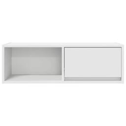 Berkfield Home TV Cabinet White 80x31x25.5 cm Engineered Wood - thumbnail 6