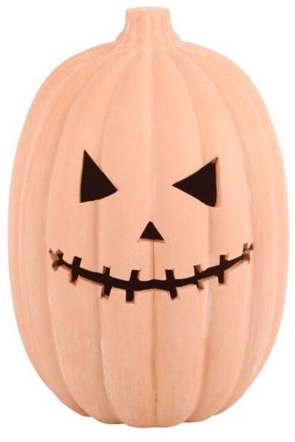 KDMD 30cm Terracotta Pumpkin Ornament in Coral - image 1