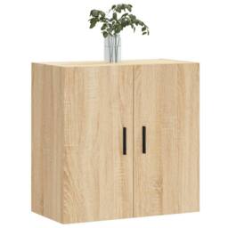 Berkfield Home Wall Cabinet Sonoma Oak 60x31x60 cm Engineered Wood in Light Tan - Size: 60 x 31 x 60 cm - thumbnail 3